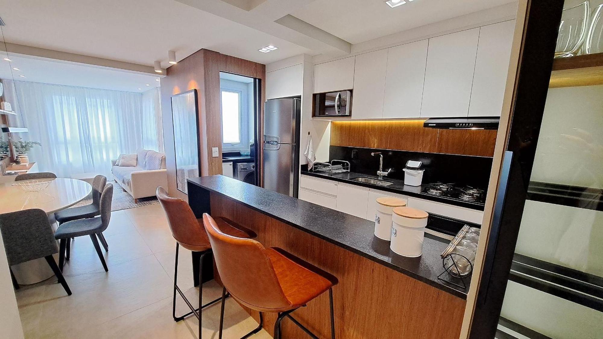 Apto Moderno Vila Di Tondo Bento Goncalves Bagian luar foto